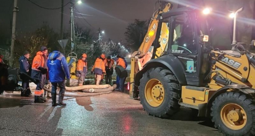 В Воронеже без воды остались жители трех улиц из-за коммунальной аварии