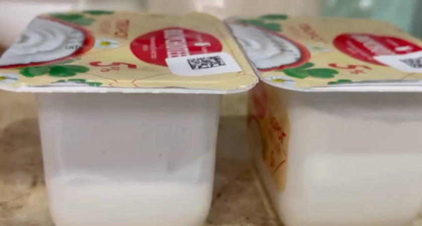 Воронежец купил творожок "Вкуснотеево" с половиной содержимого