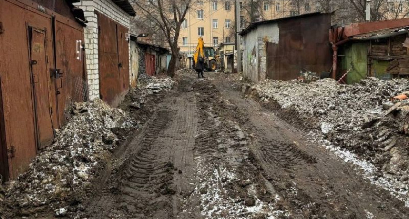 В Воронеже сносят гаражи возле Центрального стадиона профсоюзов