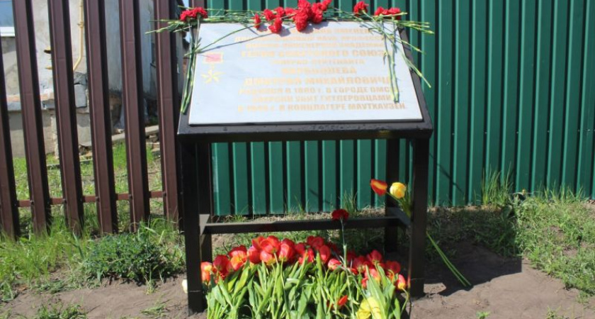 В Воронеже открыли обновленную мемориальную доску герою Дмитрию Карбышеву