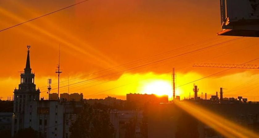 Огненное небо и радуга: как природа удивила воронежцев после майской бури