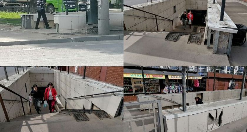 Жители Воронежа возмущены состоянием подземного перехода на Волгоградской