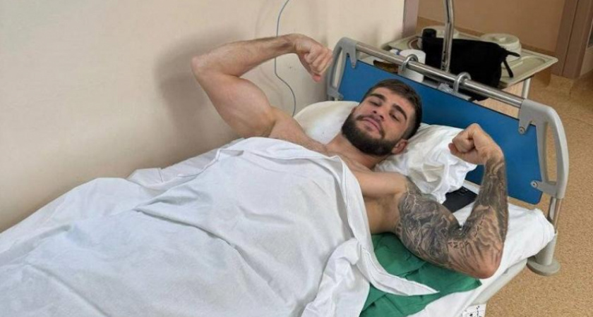 Защитник "Факела" Максим Дзиоев восстанавливается после тяжелого перелома голени