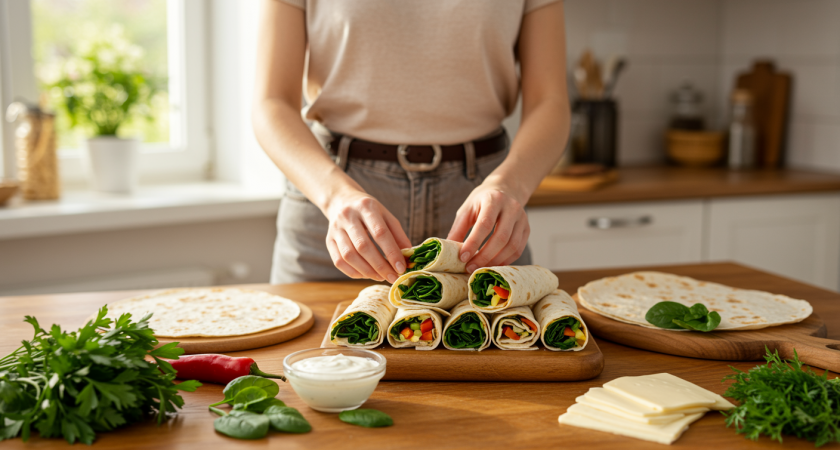 Легко, быстро и удивительно вкусно: готовим из лаваша аппетитные рулетики — разлетаются моментально