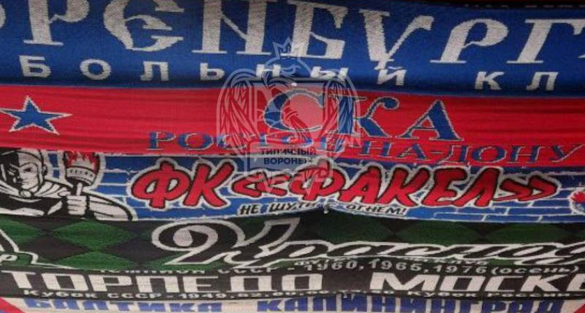 В Лазаревском заметили шкафы с атрибутикой воронежского "Факела"
