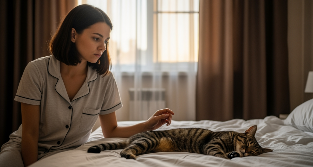 Почему вредно спать с кошкой: она незаметно укорачивает вам жизнь