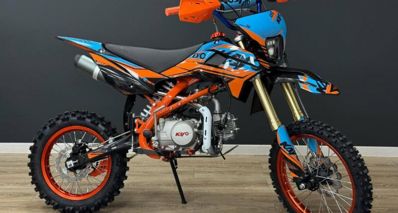 Питбайк Kayo Evolution за 94 990 рублей по промокоду: скидка 20 тысяч до конца июля