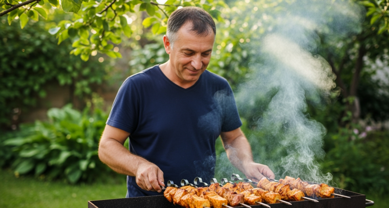 Вот как грузины готовят мясо для шашлыка - забудьте об уксусе, майонезе и соевом соусе. Просто тает во рту