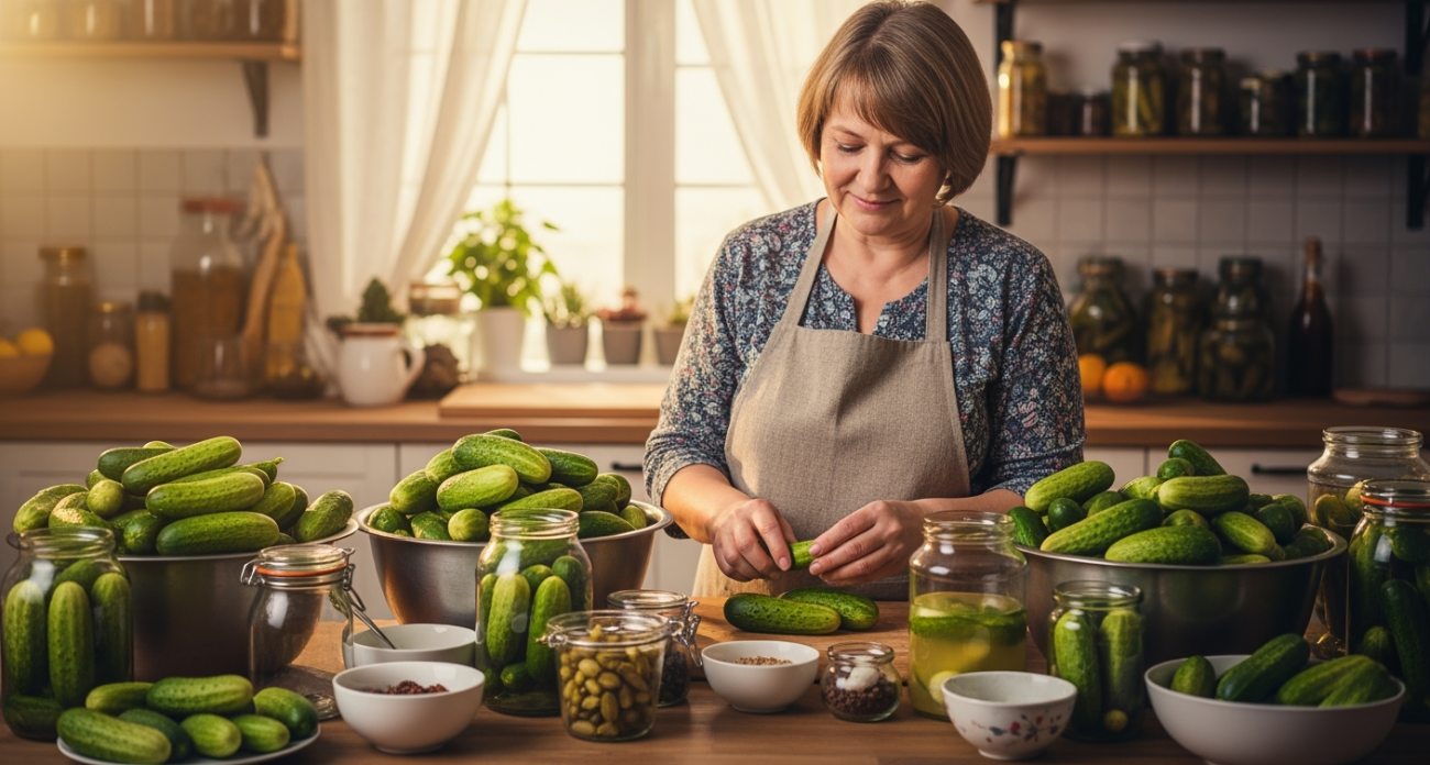 Маринованные огурцы по-фински на зиму: готовлю тазами уже второе лето — никакой стерилизации, всё очень просто