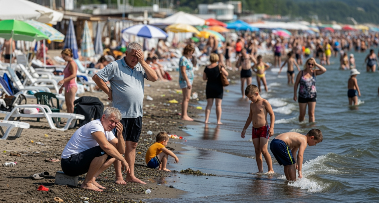 Российские туристы честно рассказали правду о Черном море: грязная вода и дикие отдыхающие