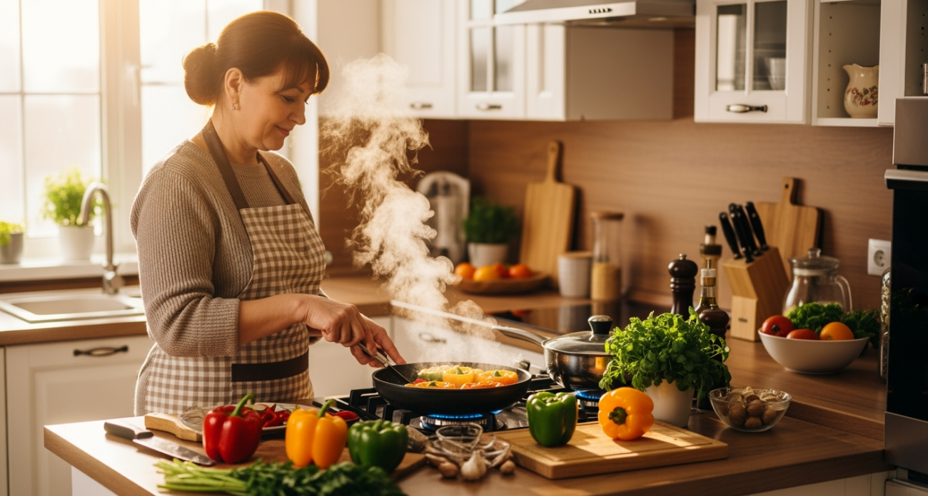 Готовлю перцы без начинки с котлетами на сковородке — обалденно вкусный и простой рецепт