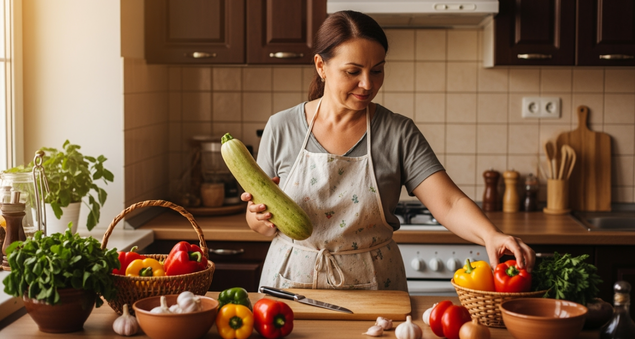 Гости съедают мгновенно: забудьте о Цезаре — делайте этот вкуснейший салат из перезрелых кабачков