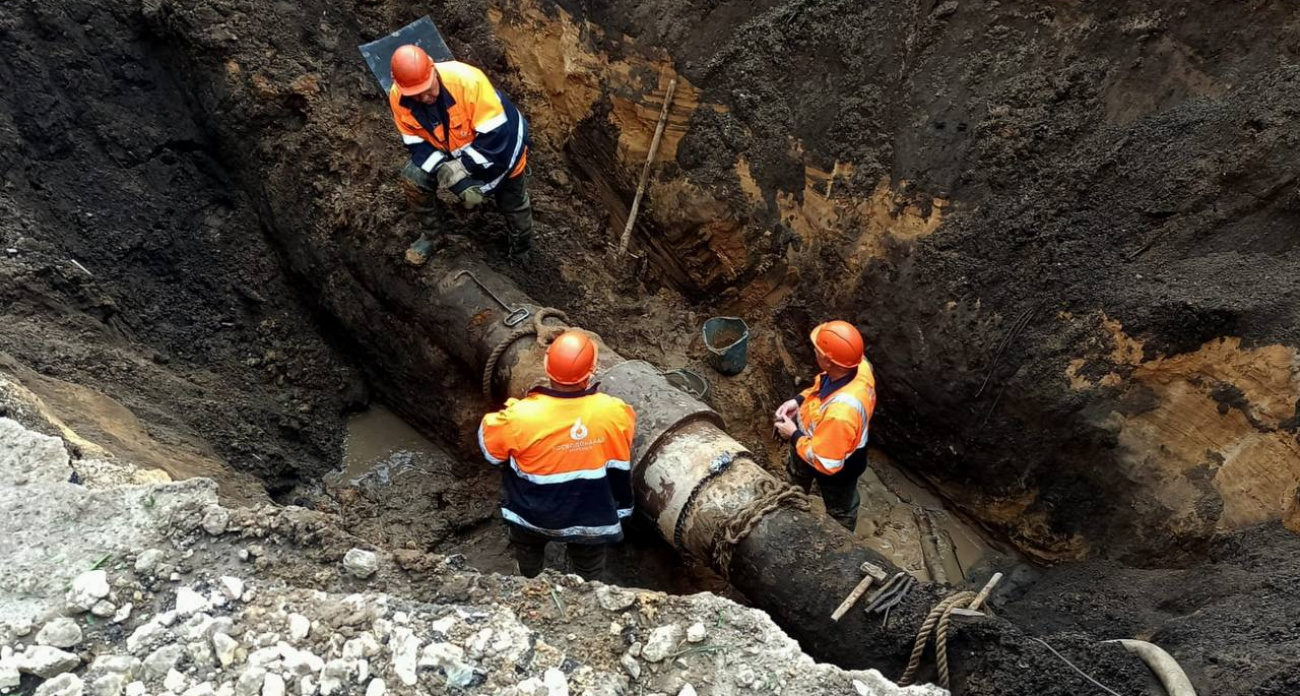 Водоканал Воронежа ликвидировал три прорыва за сутки, включая магистраль диаметром 500 мм