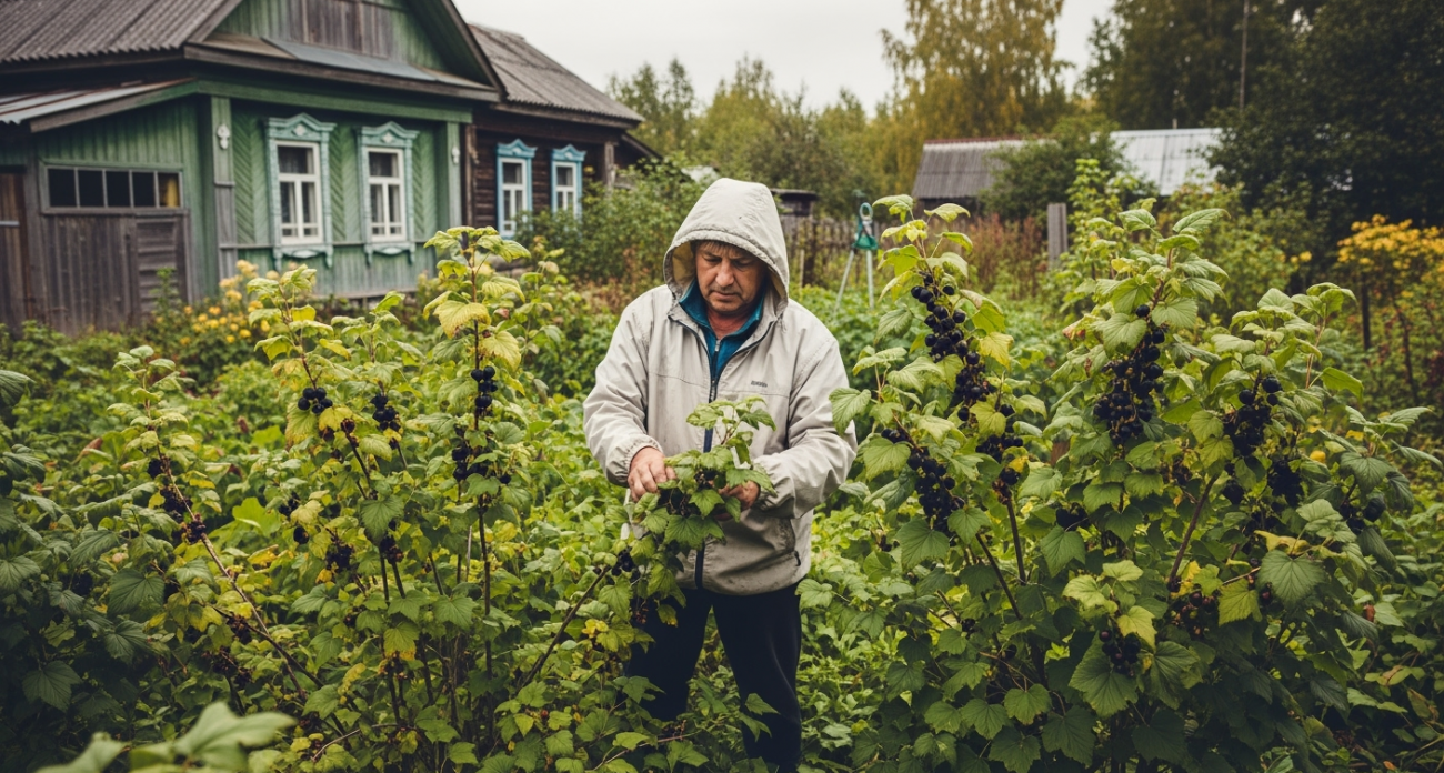 Садоводы скрывают этот августовский ритуал: одна пудра превращает обычную смородину в ягоды размером с монету