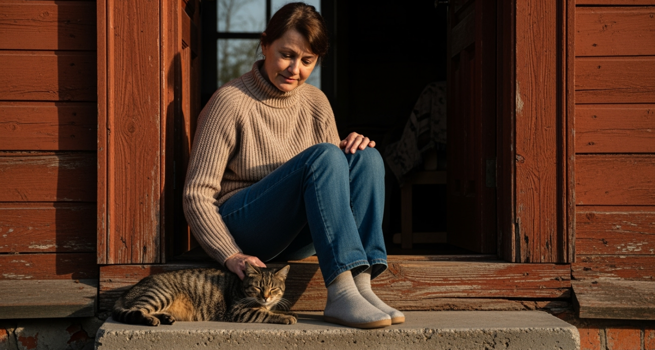 Кошка спит у двери — древний знак, который предупреждает о грядущих переменах в вашей судьбе