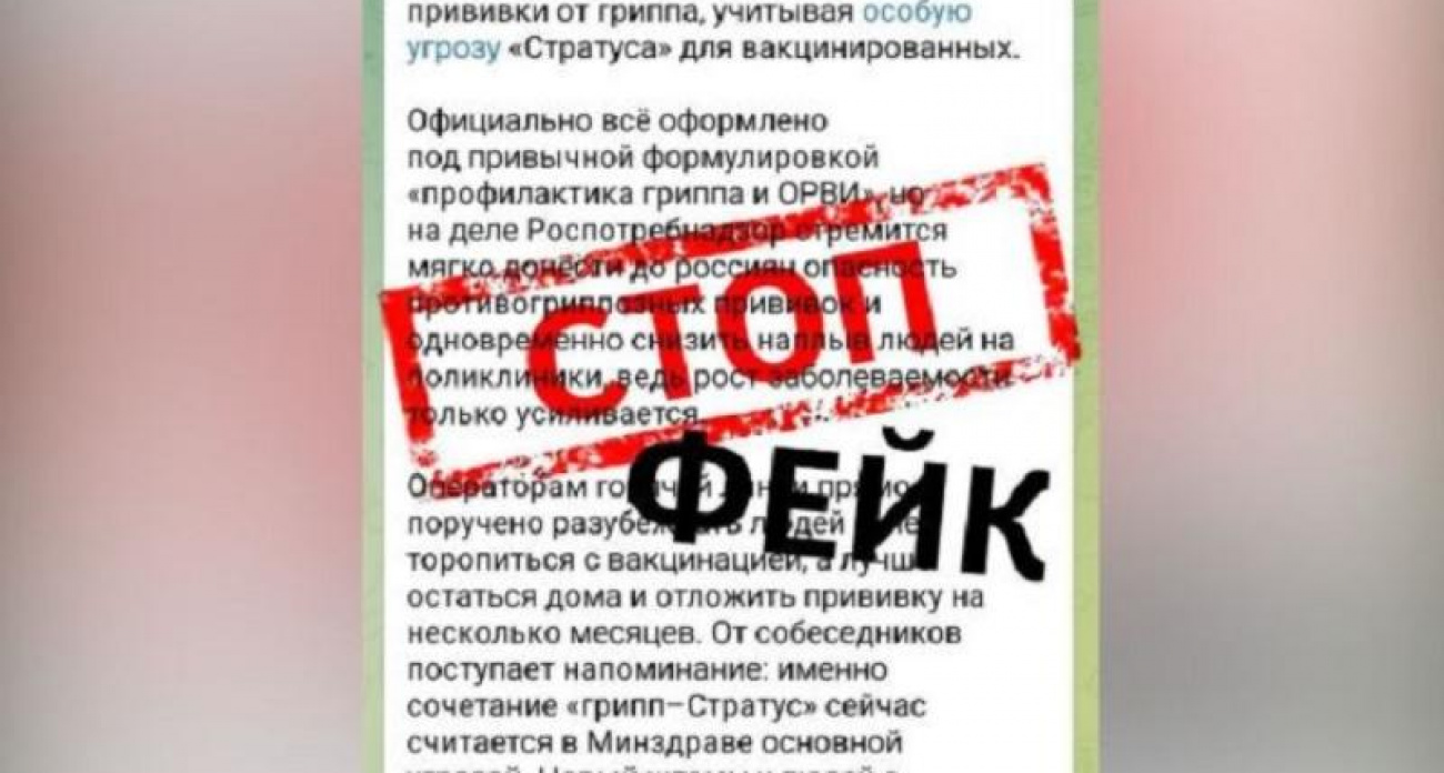 Фейковая "горячая линия" в Воронеже отговаривала жителей от прививок против гриппа