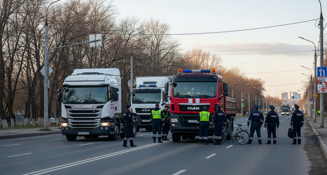 Утренняя трагедия в Воронеже: 40-летний велосипедист погиб под колесами автобуса "Скания"