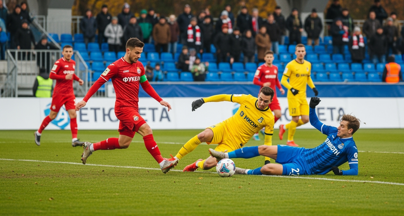 "Факел" обыграл "Шинник" 1:0 и закрепился на второй строчке первой лиги