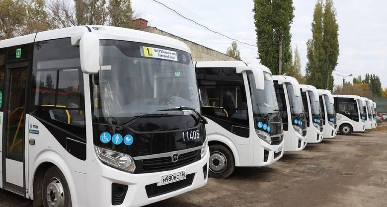 20 новых автобусов заменят "ГАЗели" на маршрутах 1КВ и 1КС из-за дефицита водителей в Воронеже