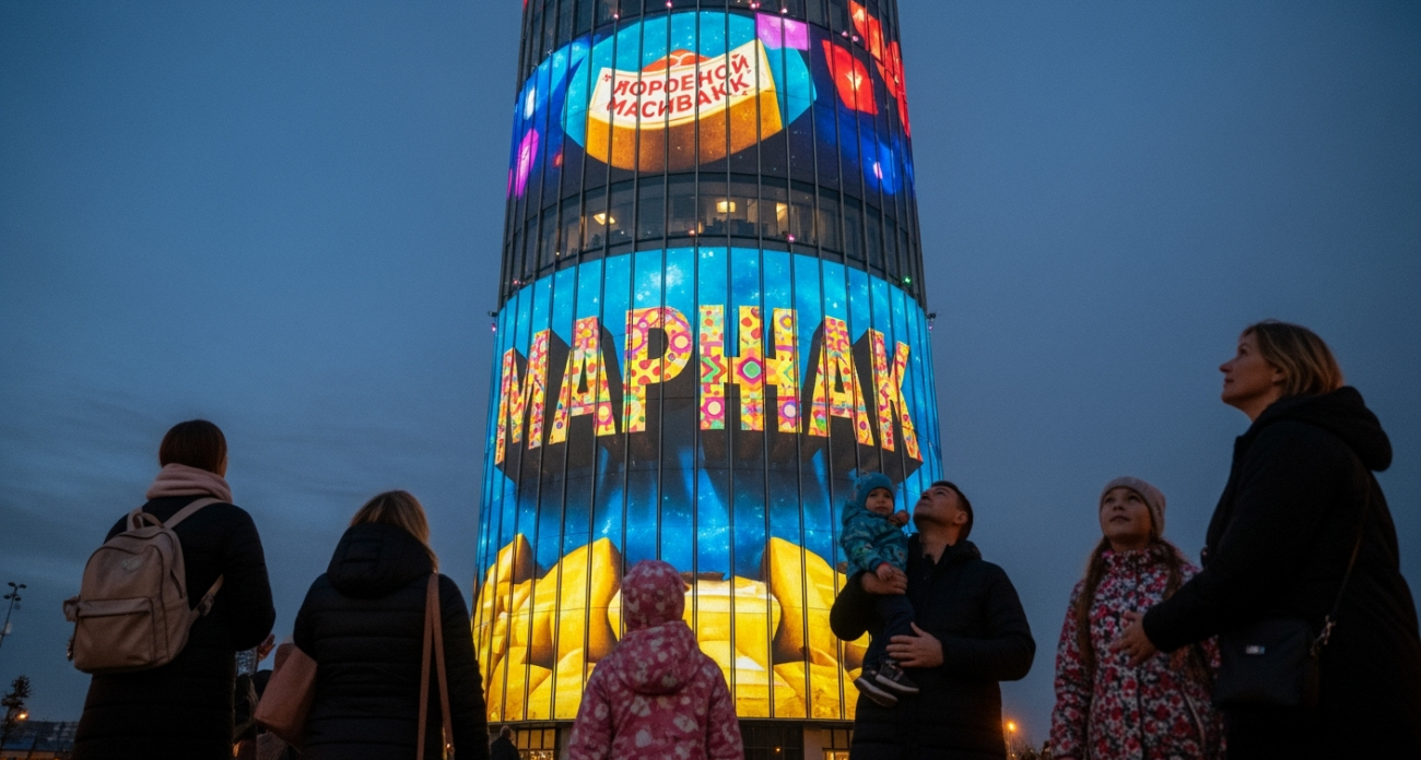 Воронежская телебашня засияет разноцветными буквами МАРШАК в день рождения поэта