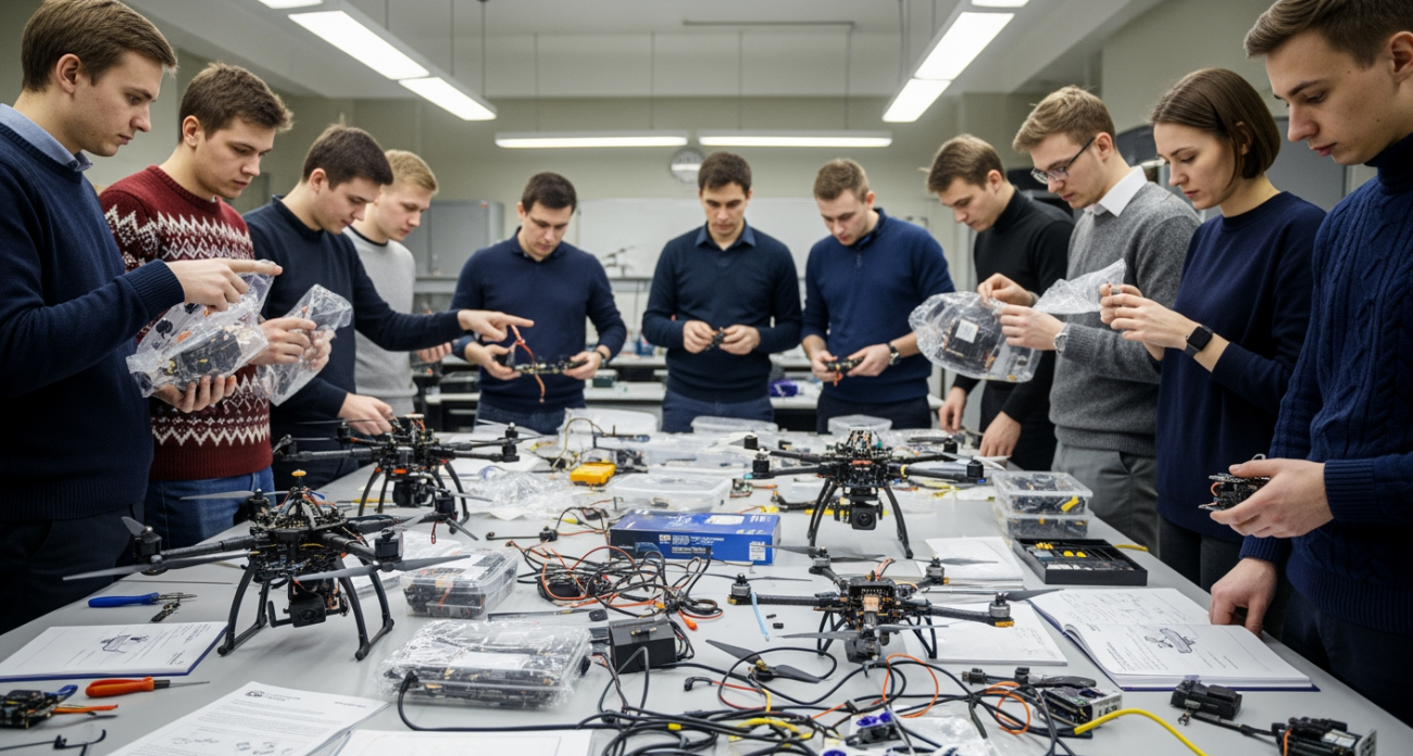 ВГТУ закупает 174 квадрокоптера и гексакоптера на 50 млн: университет готовит специалистов по беспилотникам
