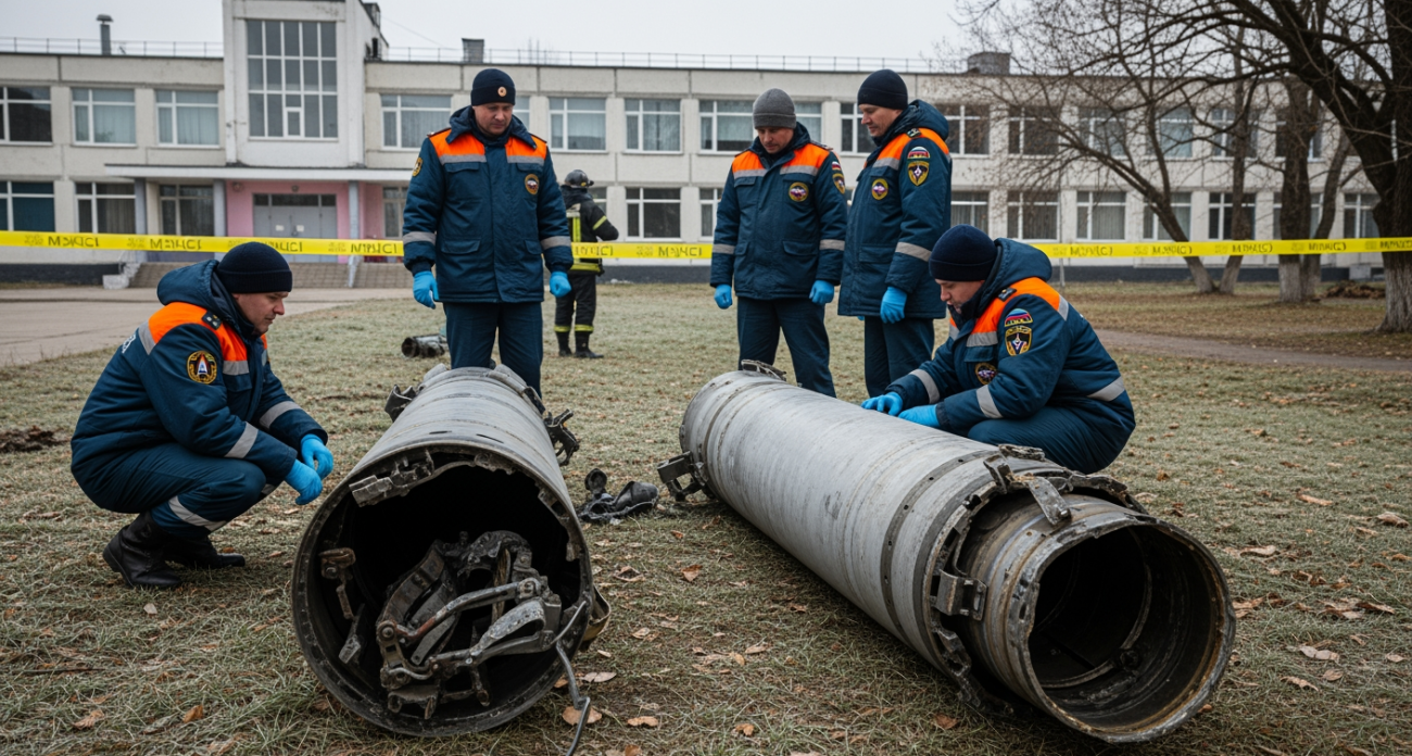 Металлические обломки ATACMS упали на территории детского дома в Воронеже