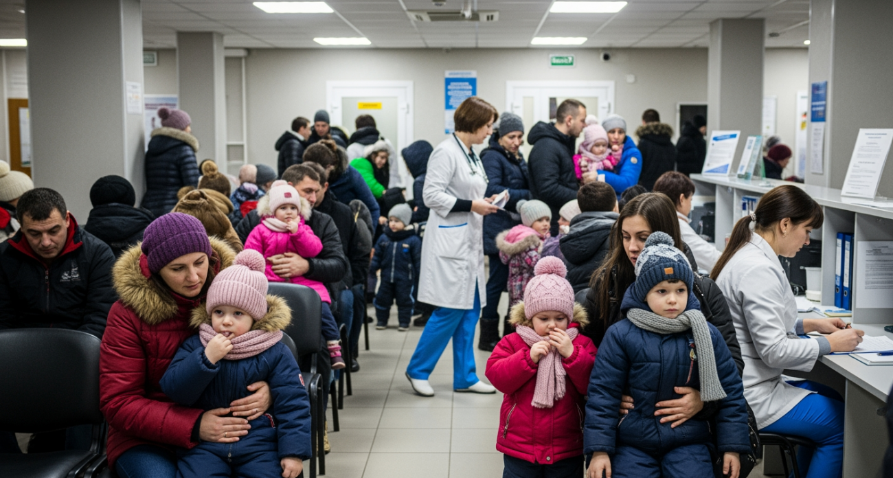 В Воронеже за неделю ОРВИ заболели 11814 человек, половина из них — дети