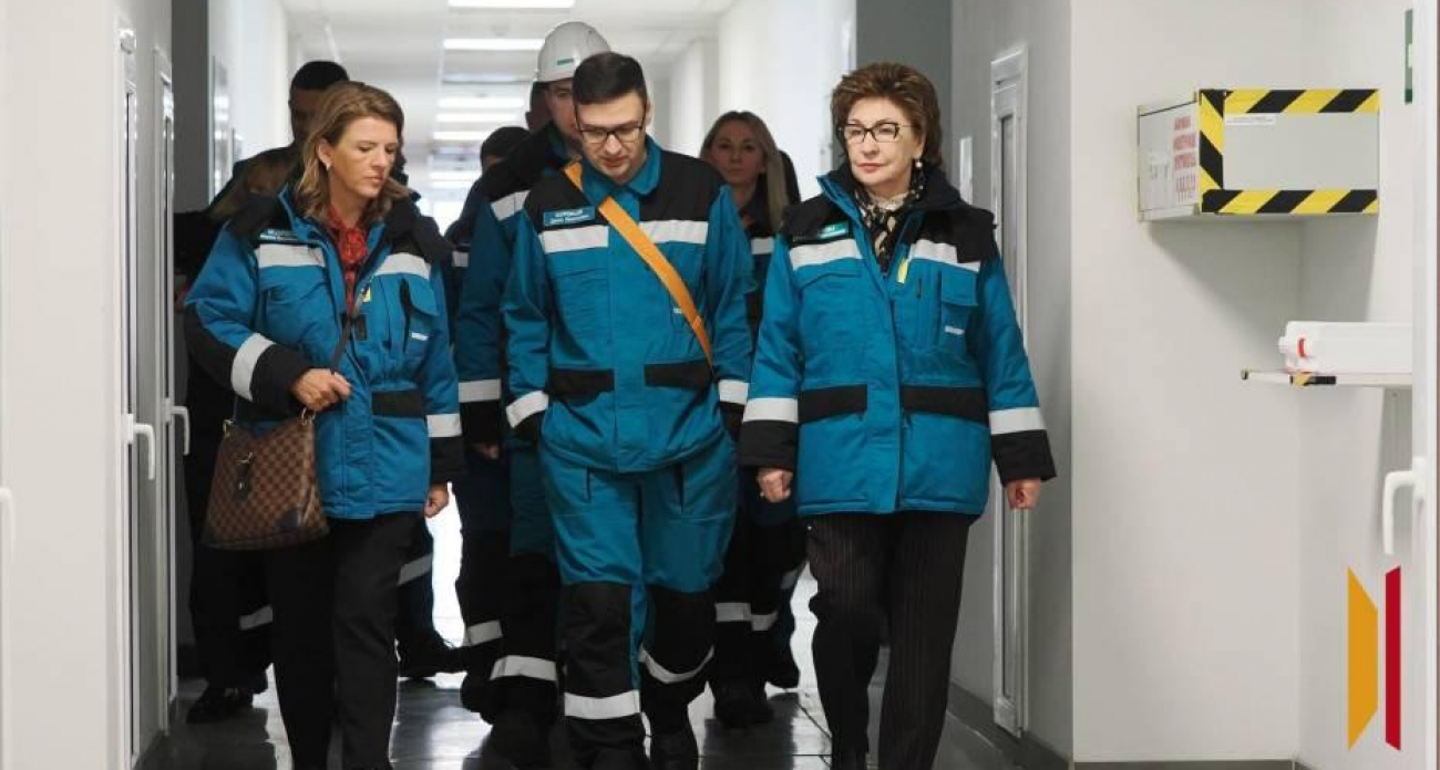 Кареловой показали, как женщины покоряют производство на воронежском химзаводе