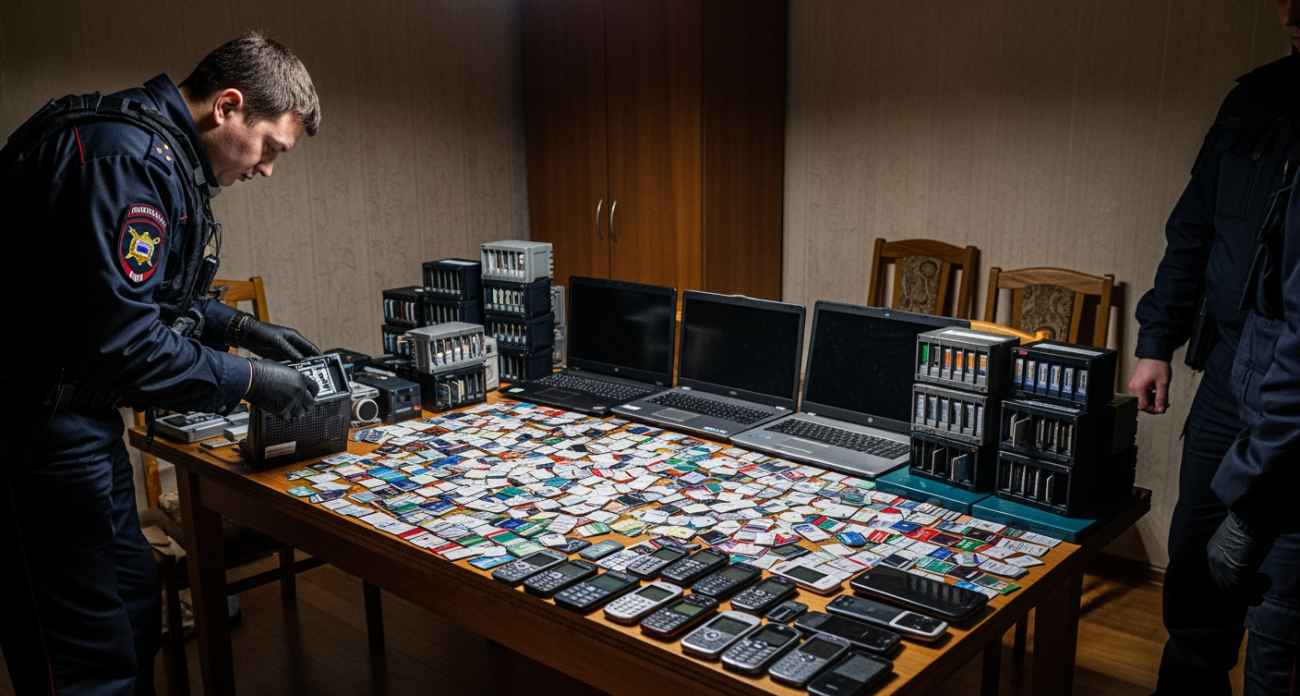 15 тысяч сим-карт и 12 сим-боксов: в трех регионах накрыли схему перехвата кодов из SMS