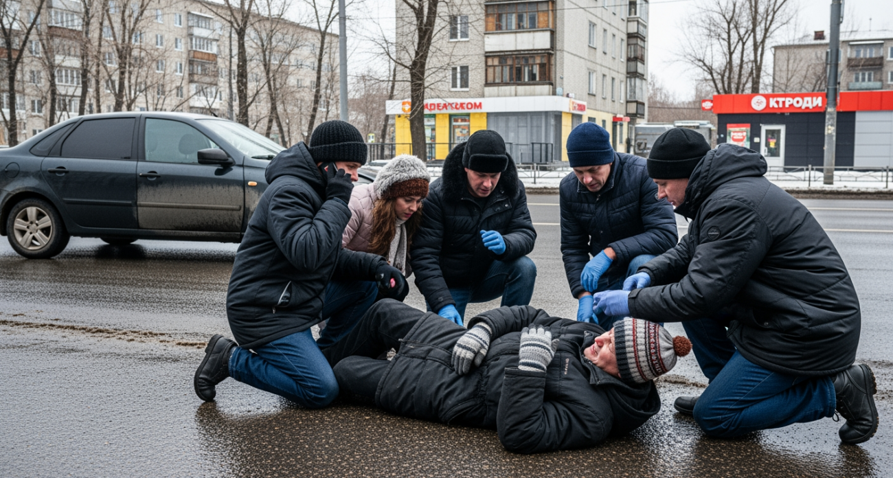 Сбитый пешеход на Кривошеина: состояние неизвестно, полиция выясняет обстоятельства