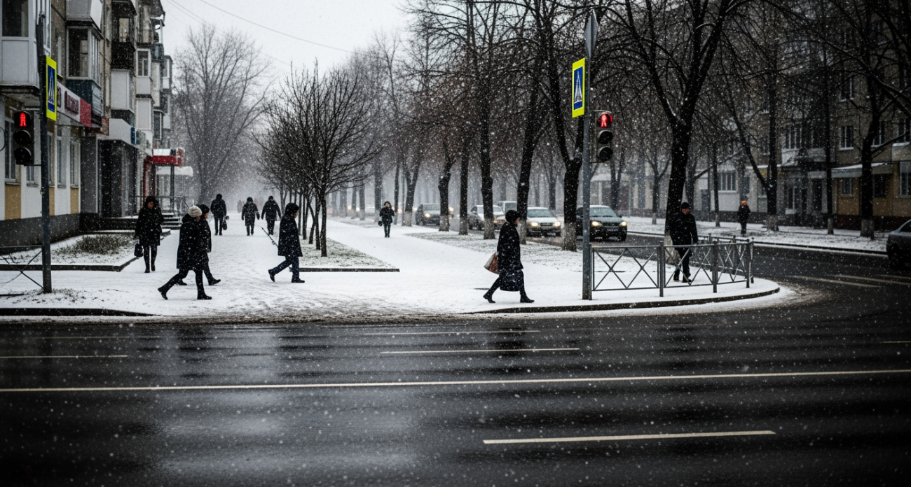 Снег придет в Воронеж со среды: синоптики обещают мокрый снег и морозы до -5