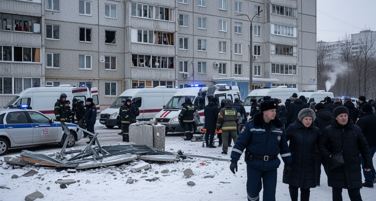 ПВО перехватила цель над Воронежем: обломки повредили остекление многоэтажек в левобережье