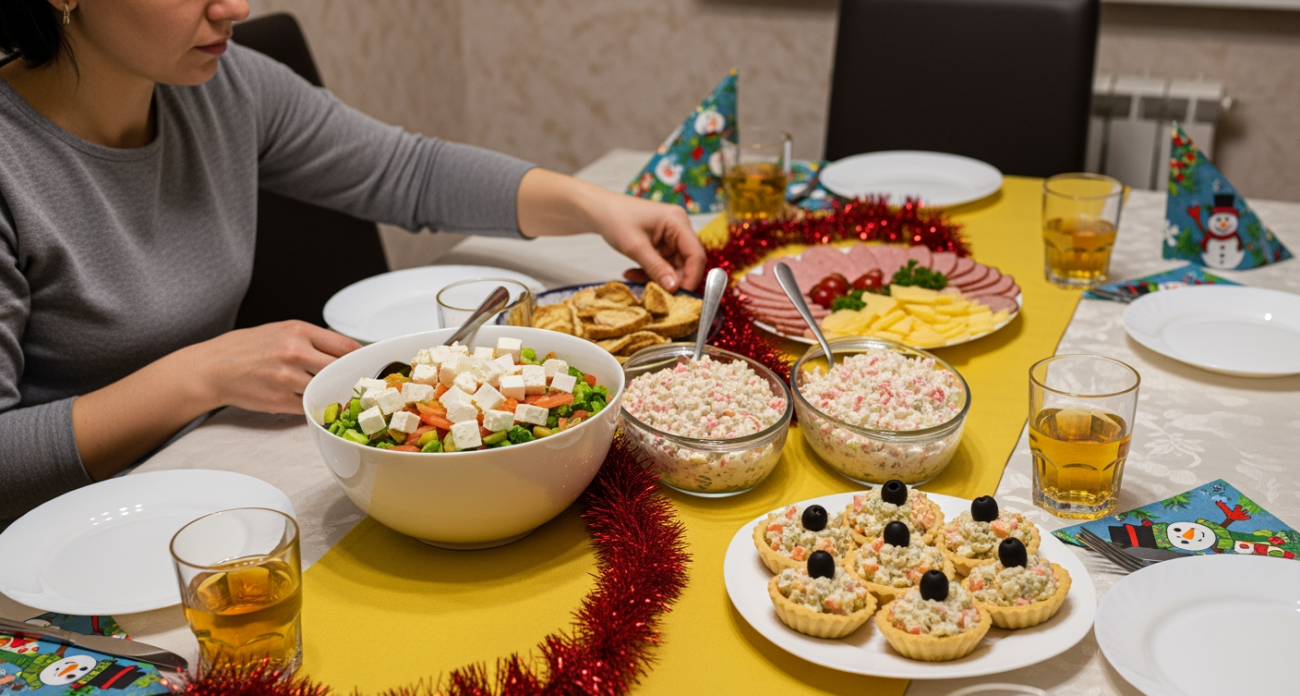 Этот салат ем круглый год: подходит к праздничному столу и на обед - простой рецепт, восхищает всех
