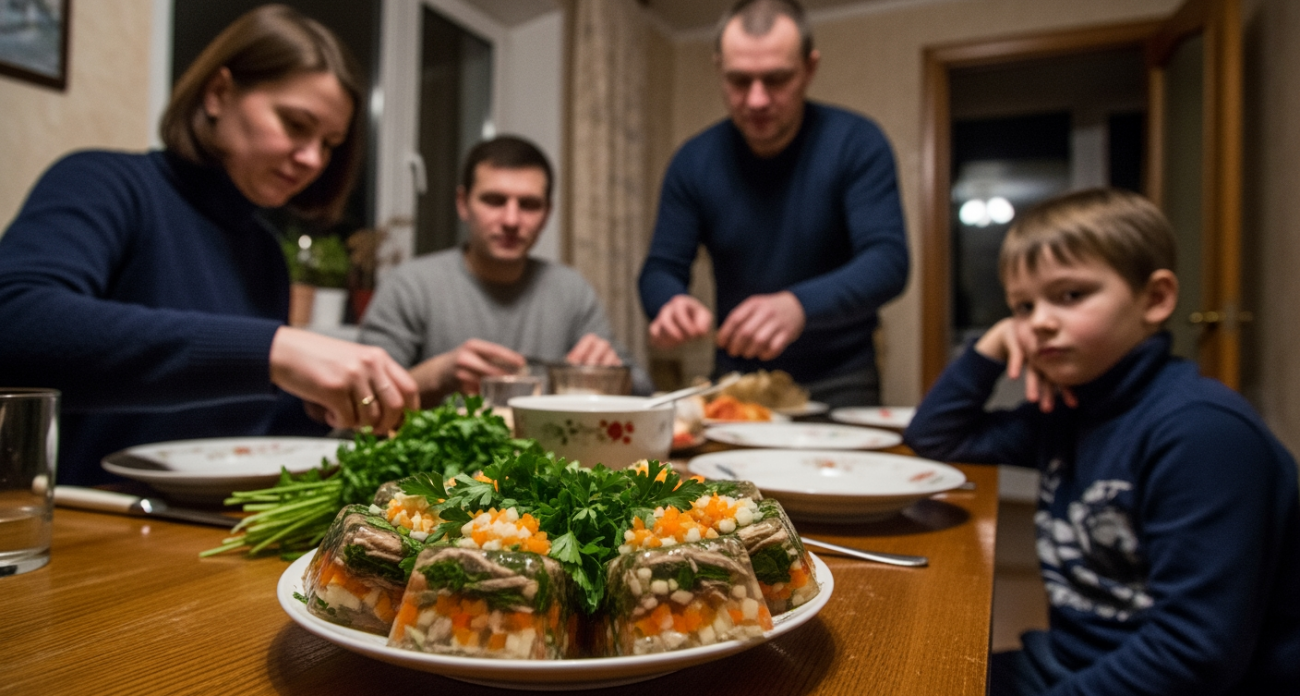 Холодец без кастрюли: секретный способ приготовить деликатес за четверть часа